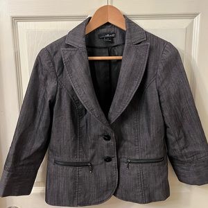 Denim blazer